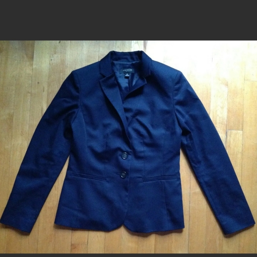 Ann Taylor Loft Women's Black Blazer Size 0 Petite